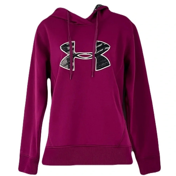 Under Armour/ Purple/ Eggplant/ fleece lined hoodie/  See measurements - Picture 1 of 13